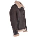 David Brown Flying Shearling Leather Jacket