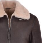 David Brown Flying Shearling Leather Jacket