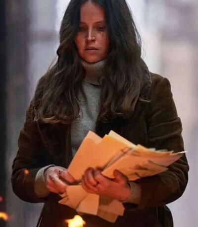 Dead Shot 2023 Felicity Jones Brown Coat