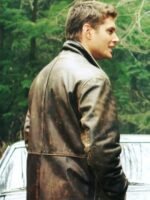 Dean Winchester Supernatural Distressed Brown Leather Jacket