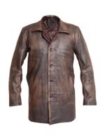 Dean Winchester Supernatural Distressed Brown Leather Jacket