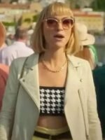 Death And Other Details Violett Beane Biker Leather Jacket
