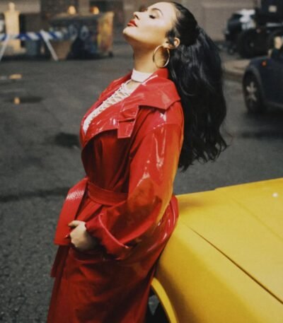 Demi Lovato I Love Me Song Leather Coat