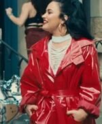 Demi Lovato I Love Me Song Leather Coat)