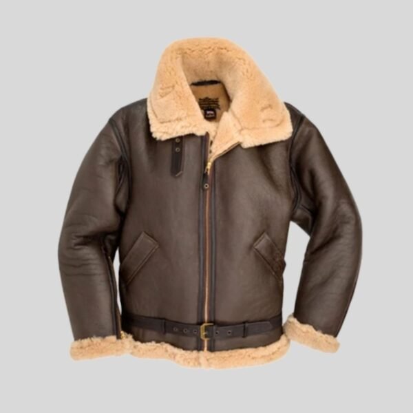 Derrick Air Force WW2 Shearling SF Bomber Jacket
