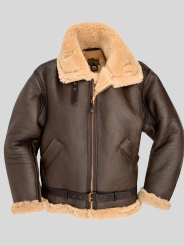 Derrick Air Force WW2 Shearling SF Bomber Jacket