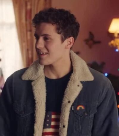 Derry Girls James Maguire Grey Suede Jacket