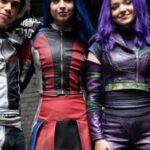 Descendants 3 Evie Red and Black Leather Costume Jacket