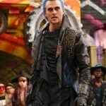 Descendants 3 Hades Studded Long Leather Sleeveless Coat
