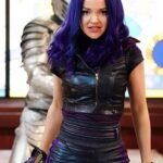 Descendants 3 Mal Black Cropped Leather Vest