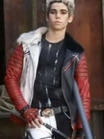 Descendants Cameron Boyce Leather Quilted Sherpa Jacket - Image 2