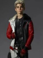 Descendants Cameron Boyce Leather Quilted Sherpa Jacket