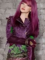 Descendants Costume Mal Purple Leather Jacket