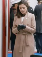 Designated Survivor S01 E10 Emily Rhodes Long Brown Coat