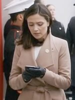 Designated Survivor S01 E10 Emily Rhodes Long Brown Coat