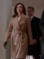 Designated Survivor S01 E10 Emily Rhodes Long Brown Coat