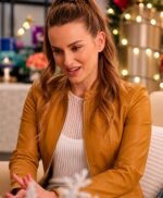 Destination Christmas 2022 Eva Tavares Leather Jacket