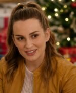 Destination Christmas 2022 Eva Tavares Leather Jacket