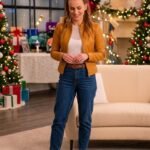 Destination Christmas 2022 Eva Tavares Leather Jacket