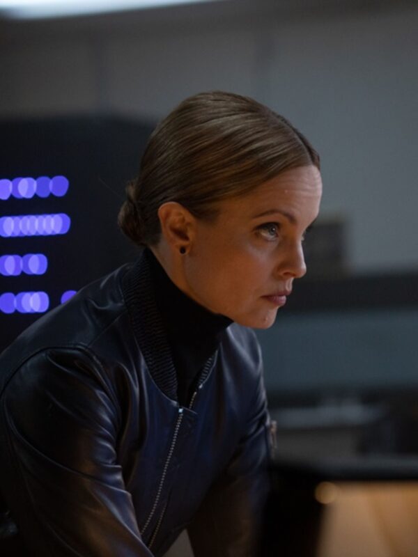 Detective Thompson RZR Bomber Leather Jacket Black