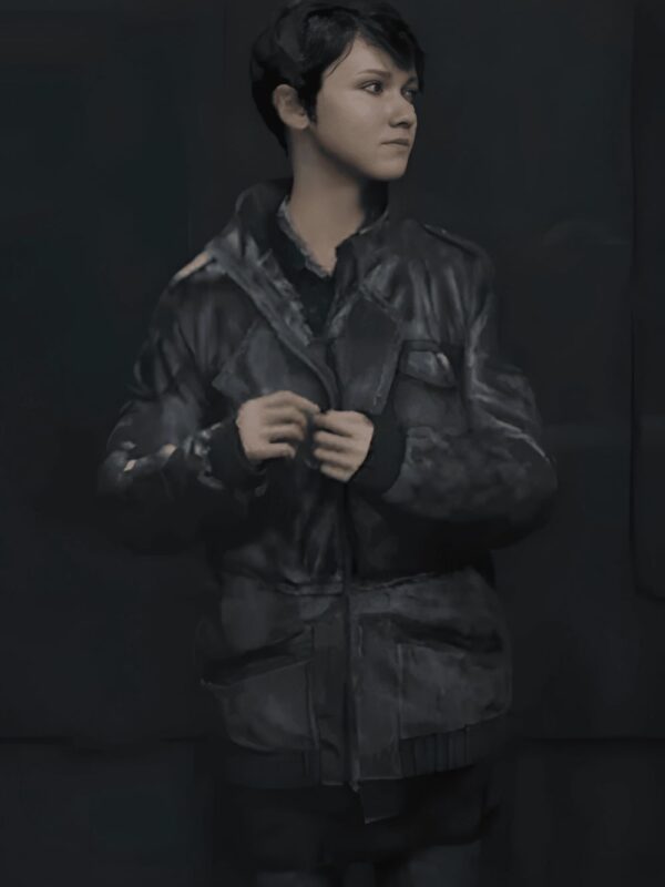 Detroit Become Human Kara Bomber Leather Jacket