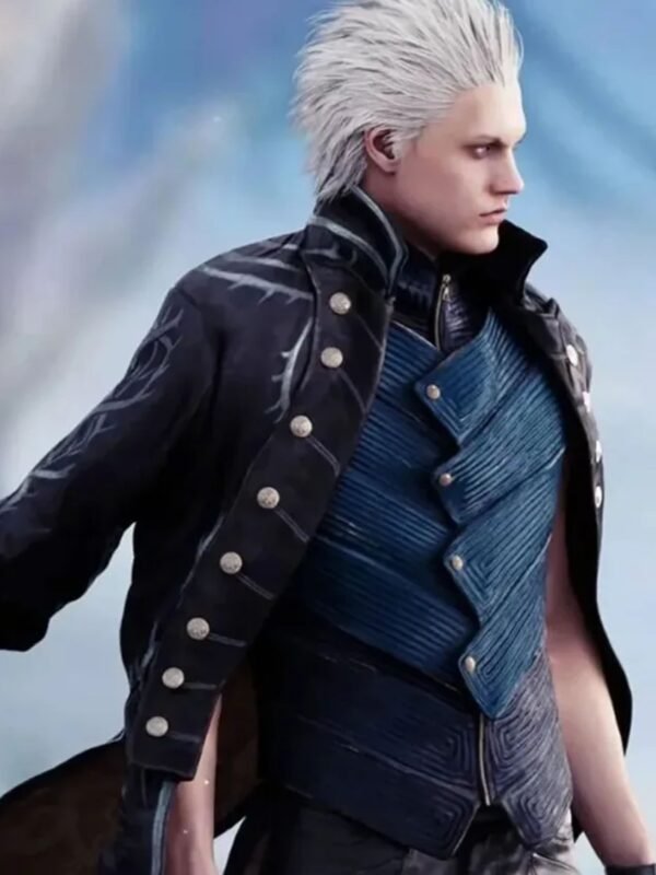 Devil May Cry 3 Vergil Leather Coat with Vest