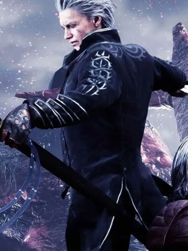 Devil May Cry 3 Vergil Leather Coat with Vest