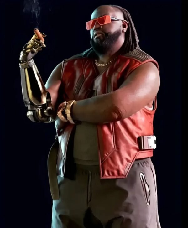 Dexter DeShawn Cyberpunk 2077 Leather Vest