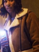 Diarra From Detroit 2024 Diarra Kilpatrick Shearling Leather Jacket