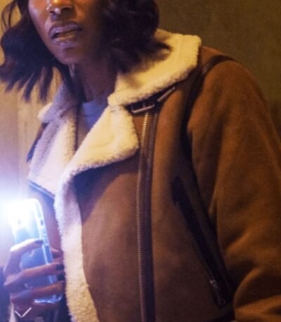 Diarra From Detroit 2024 Diarra Kilpatrick Shearling Leather Jacket