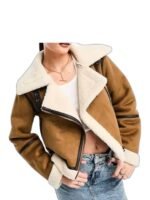 Diarra From Detroit 2024 Diarra Kilpatrick Shearling Leather Jacket