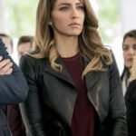 Dinah Drake Arrow TV Series Black Drape Jacket