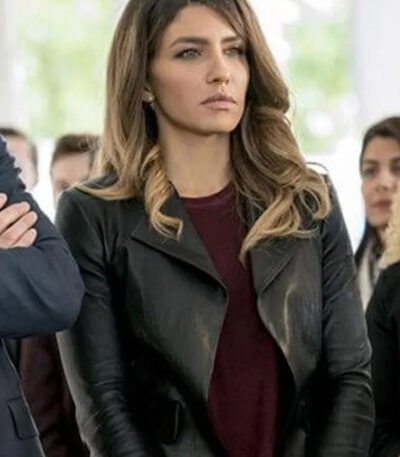 Dinah Drake Arrow TV Series Black Drape Jacket
