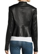 Dinah Drake Arrow TV Series Black Drape Jacket
