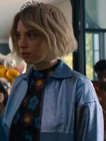 Do Revenge 2022 Eleanor Blue Bomber Jacket