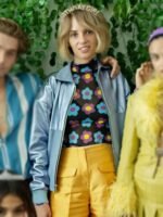 Do Revenge 2022 Eleanor Blue Bomber Jacket