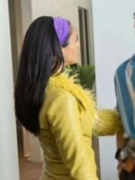 Do Revenge Camila Mendes Yellow Leather Jacket