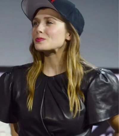 Doctor Strange 2022 Elizabeth Olsen Black Peplum Top