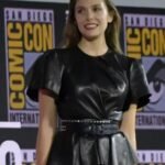 Doctor Strange 2022 Elizabeth Olsen Black Peplum Top