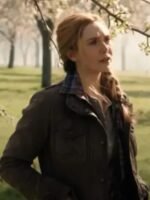Doctor Strange 2022 Scarlet Brown Leather Jacket