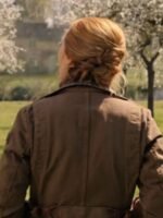 Doctor Strange 2022 Scarlet Brown Leather Jacket