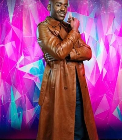 Doctor Who 15th The Doctor Brown Leather Coat