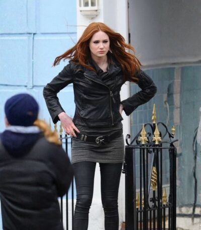 Doctor Who Amy Pond Leather Jacket
