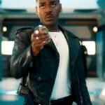 Doctor Who Fifteenth Doctor Ncuti Gatwa Black Leather Jacket