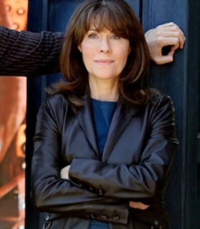 Doctor Who Season 2 Elisabeth Sladen Leather Jacket