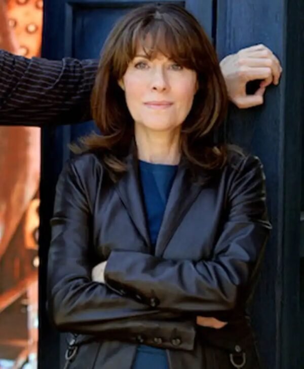 Doctor Who Season 2 Elisabeth Sladen Leather Jacket
