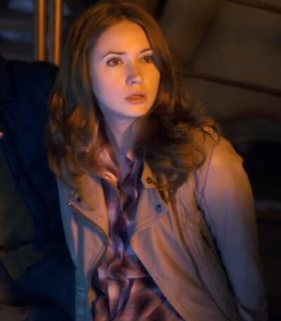 Doctor Who Season 6 Karen Gillan Leather Jacket