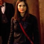 Doctor Who Season 7 Clara Oswald Black Leather Jacket