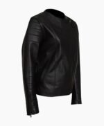 Doctor Who Season 7 Clara Oswald Black Leather Jacket