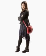 Doctor Who Season 7 Clara Oswald Black Leather Jacket